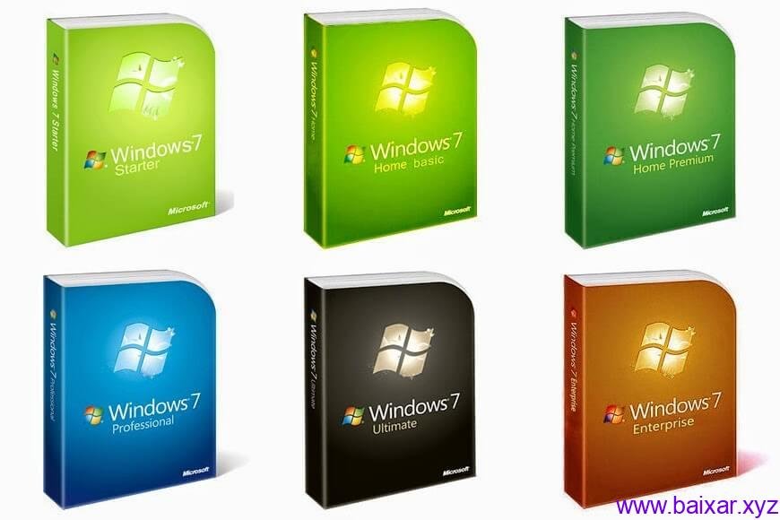 Windows 7-todas-as-versões