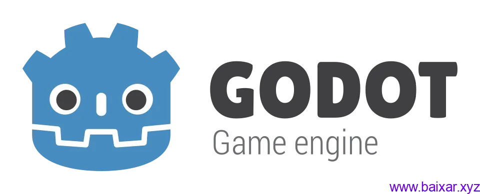 Godot Engine logo — motor de jogo gratuito