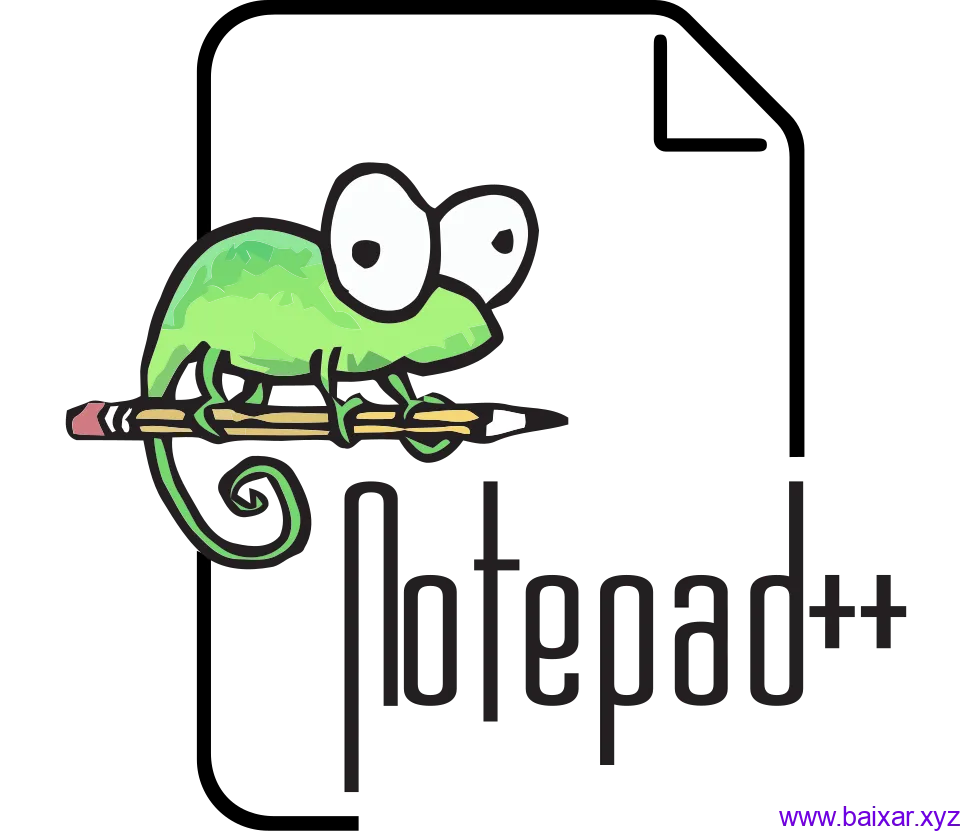 Notepad++ logo — editor de código gratuito